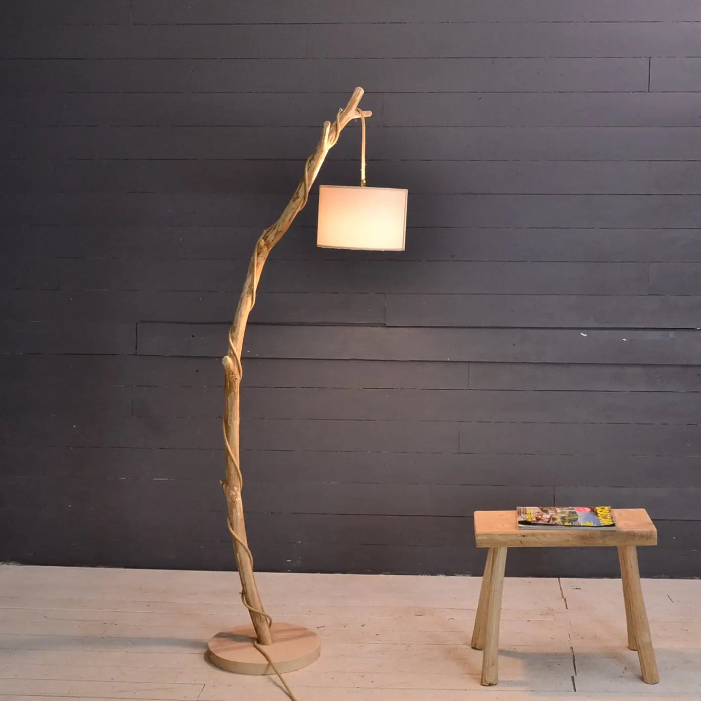 Lampadaire en forme de branche - 160 cm