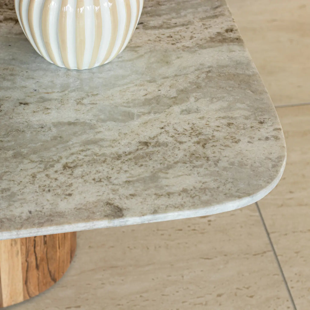 Table Basse avec effet marbre